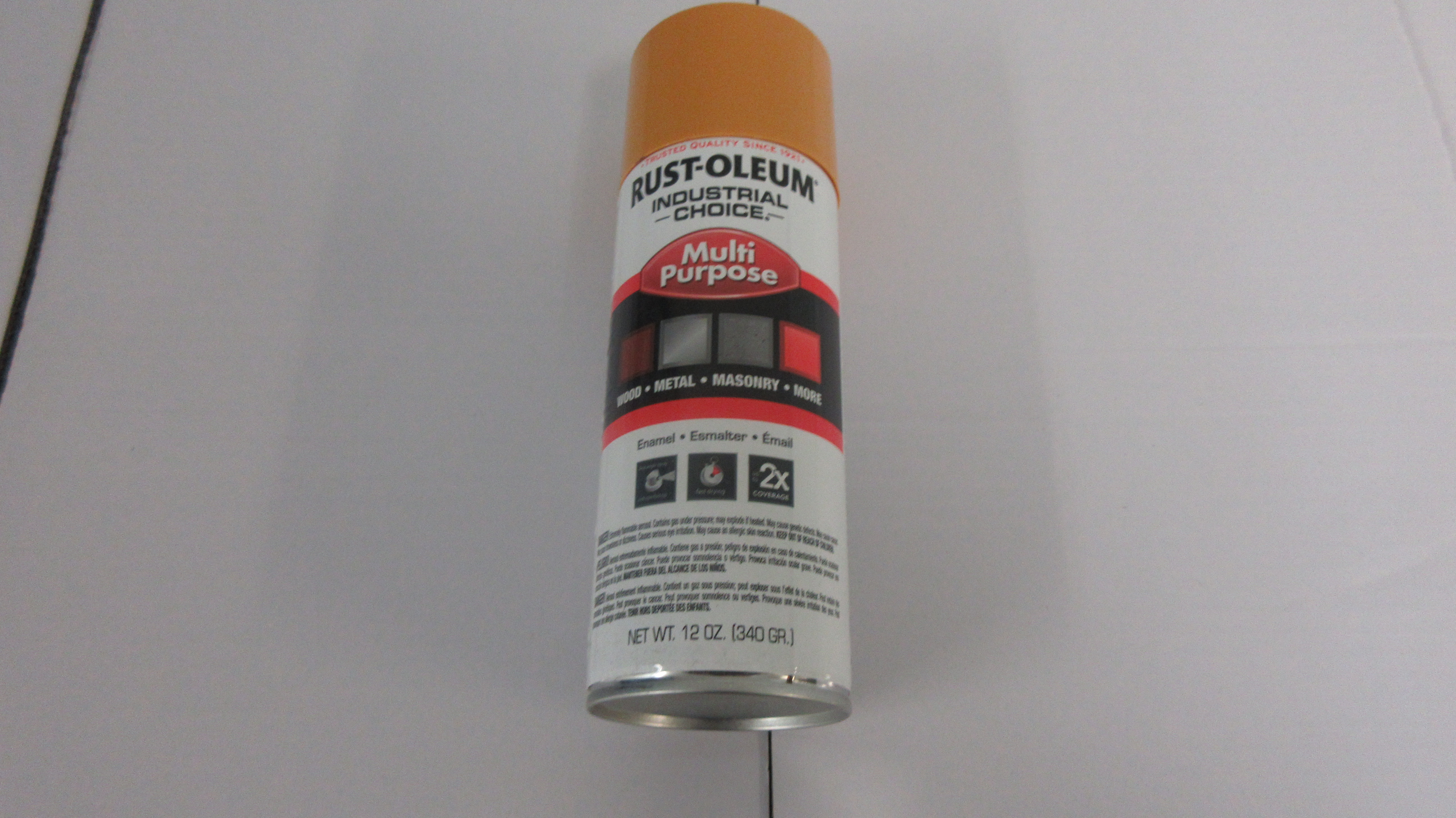 PAINT,YELLOW,SPRAY, RUSTOLEUM