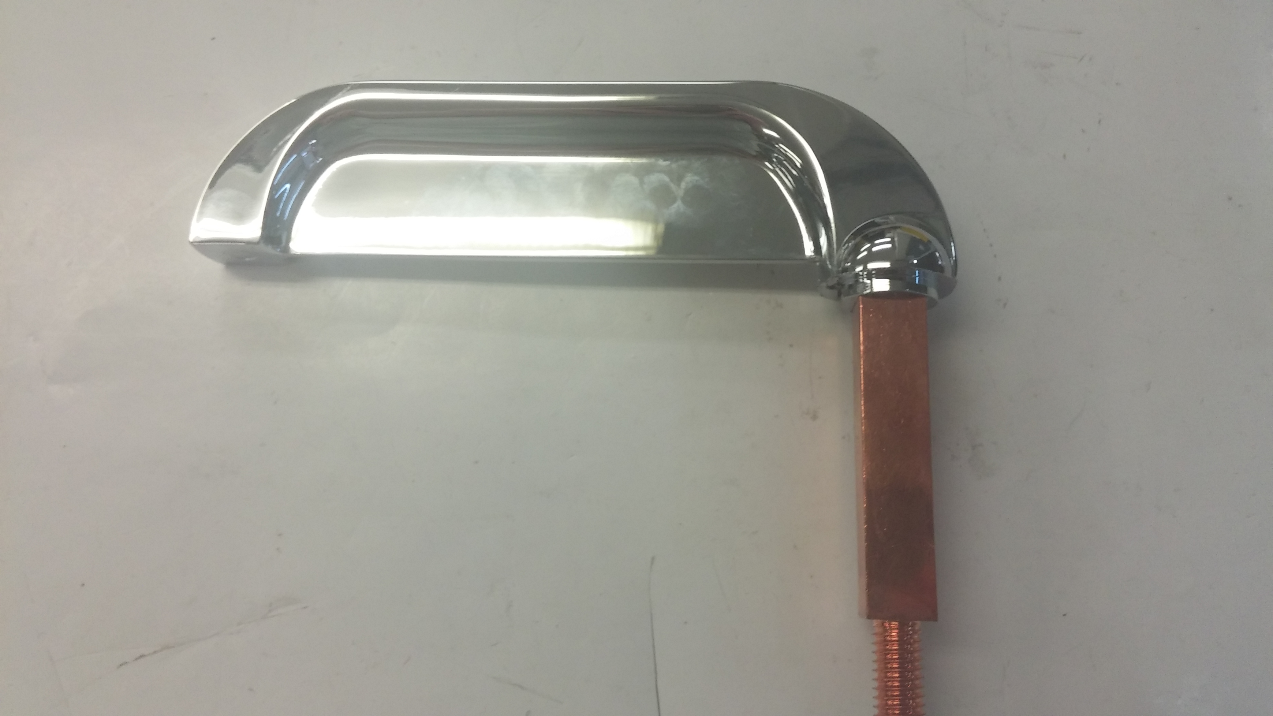 HANDLE RED CHROME NEW STYLE IC