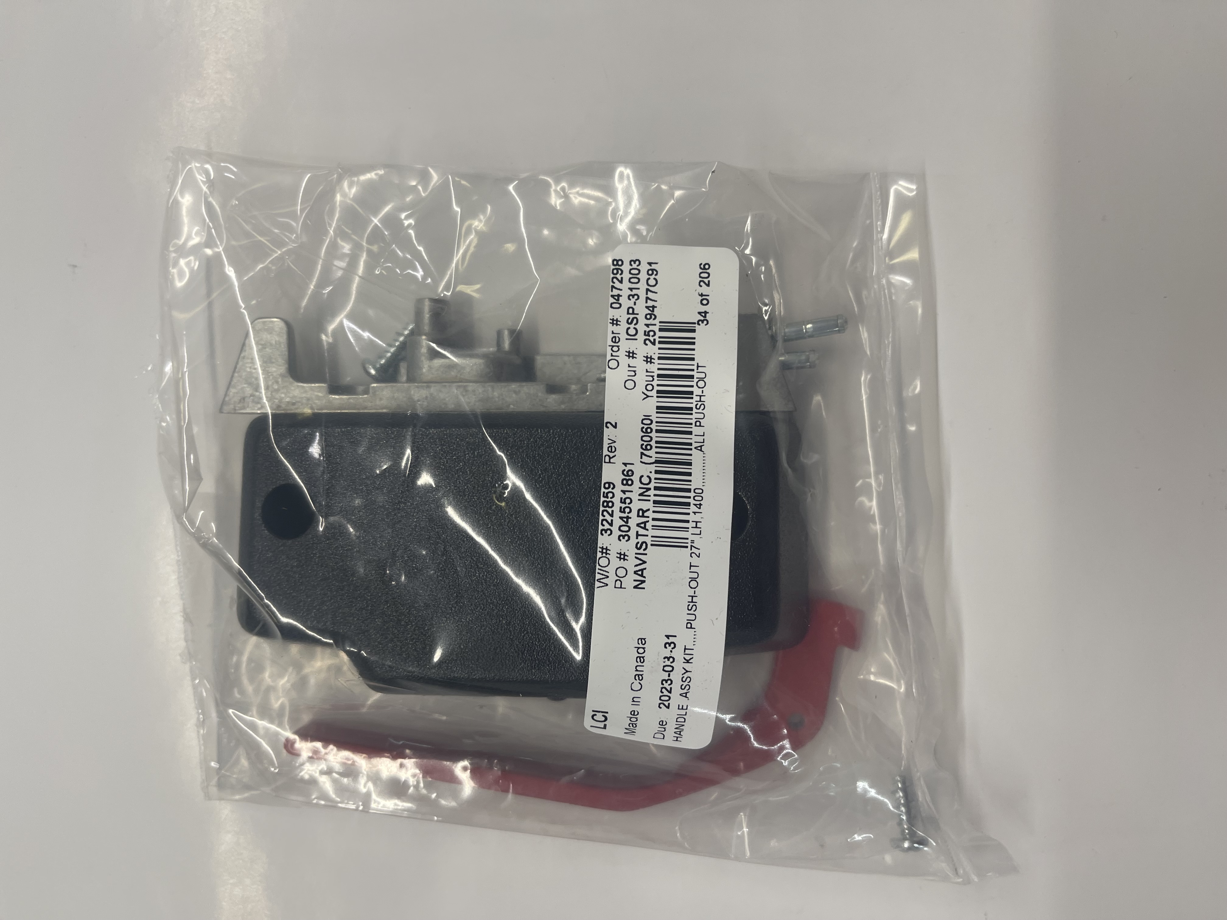 KIT,EMERGENCY HANDLE, L/H