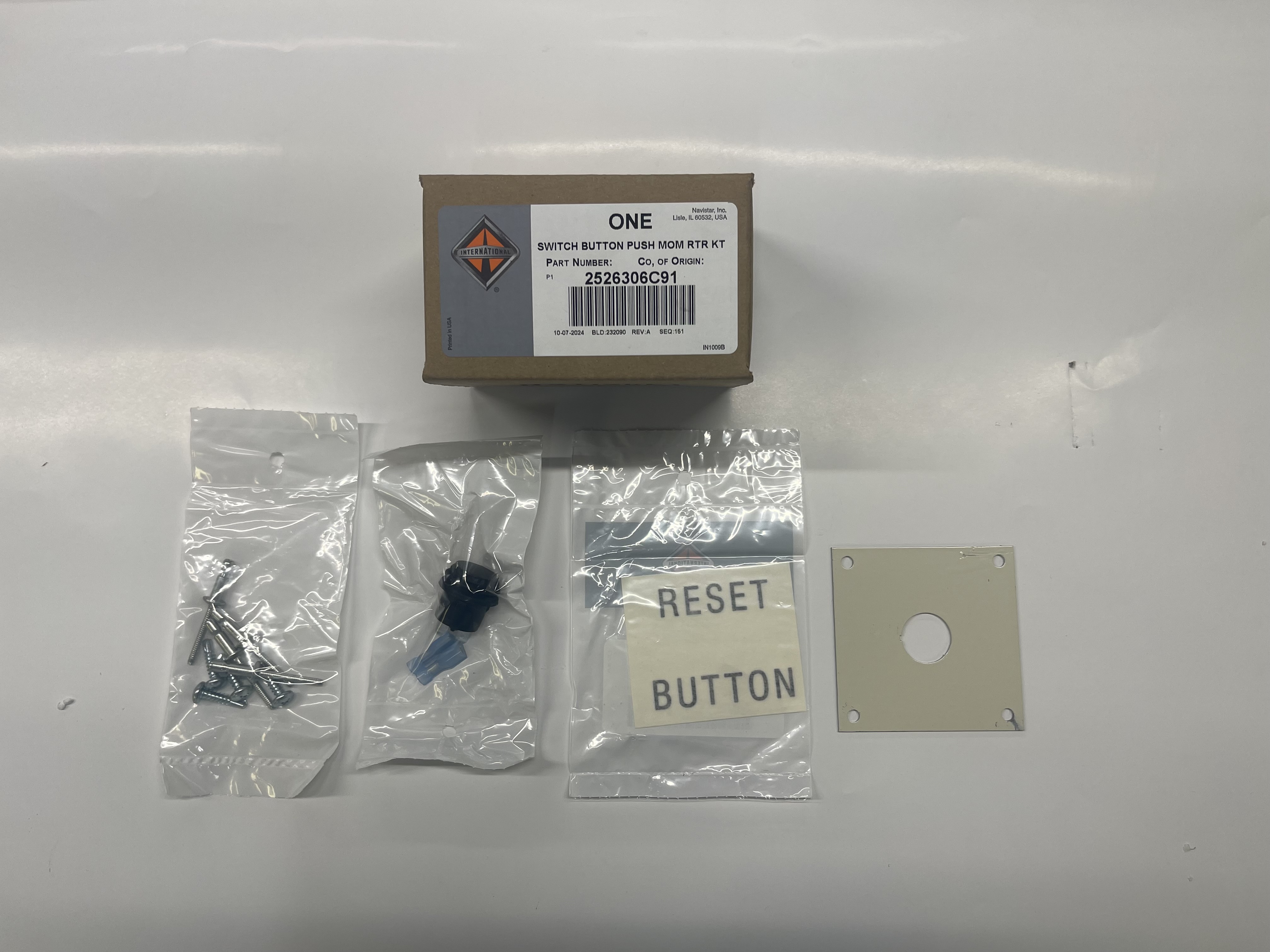 SWITCH BUTTON PUSH, RETRO KIT