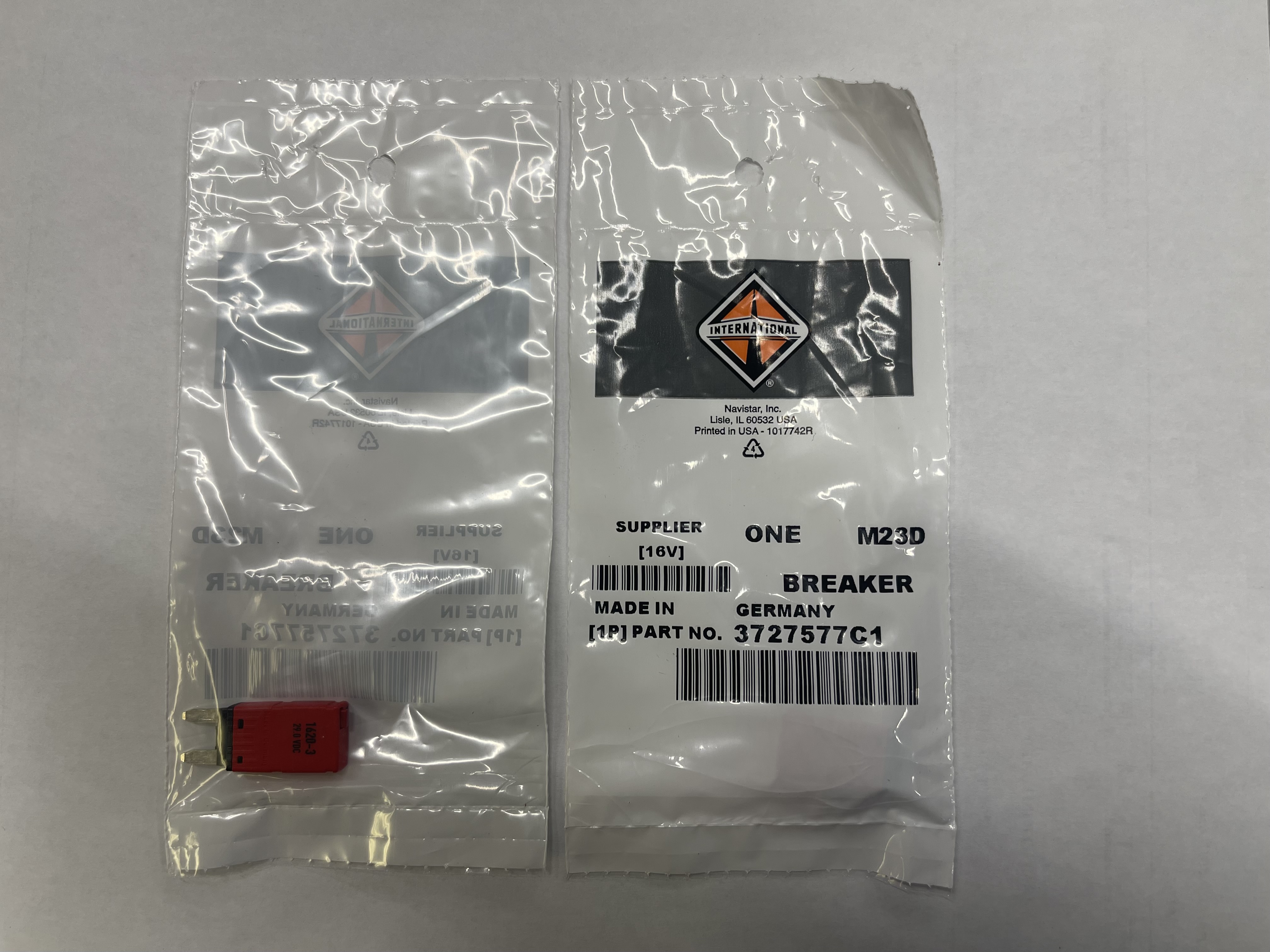 BREAKER,10 AMP,TYPE III-RED