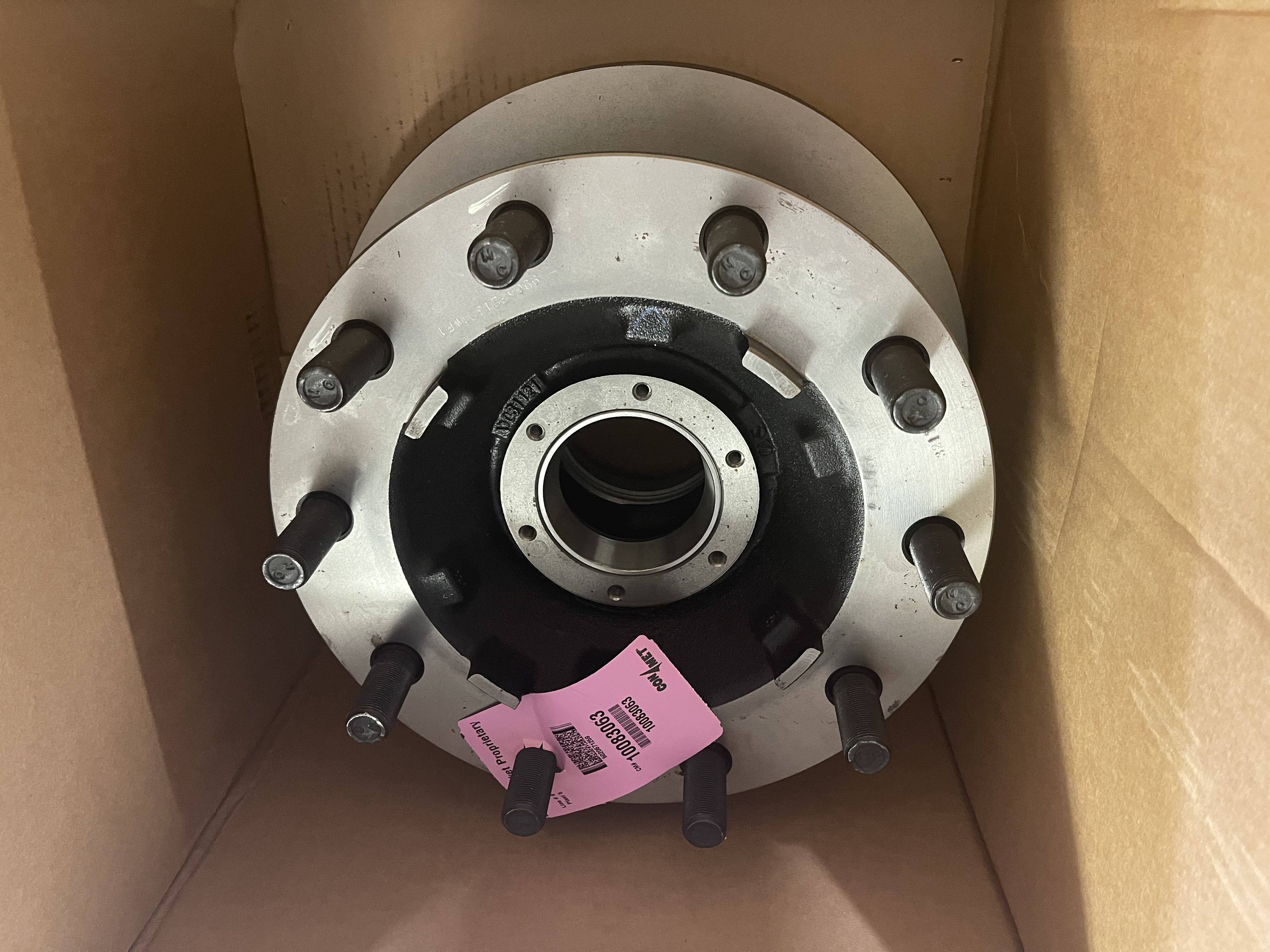 ASSEMBLY HUB FRONT W/ROTOR