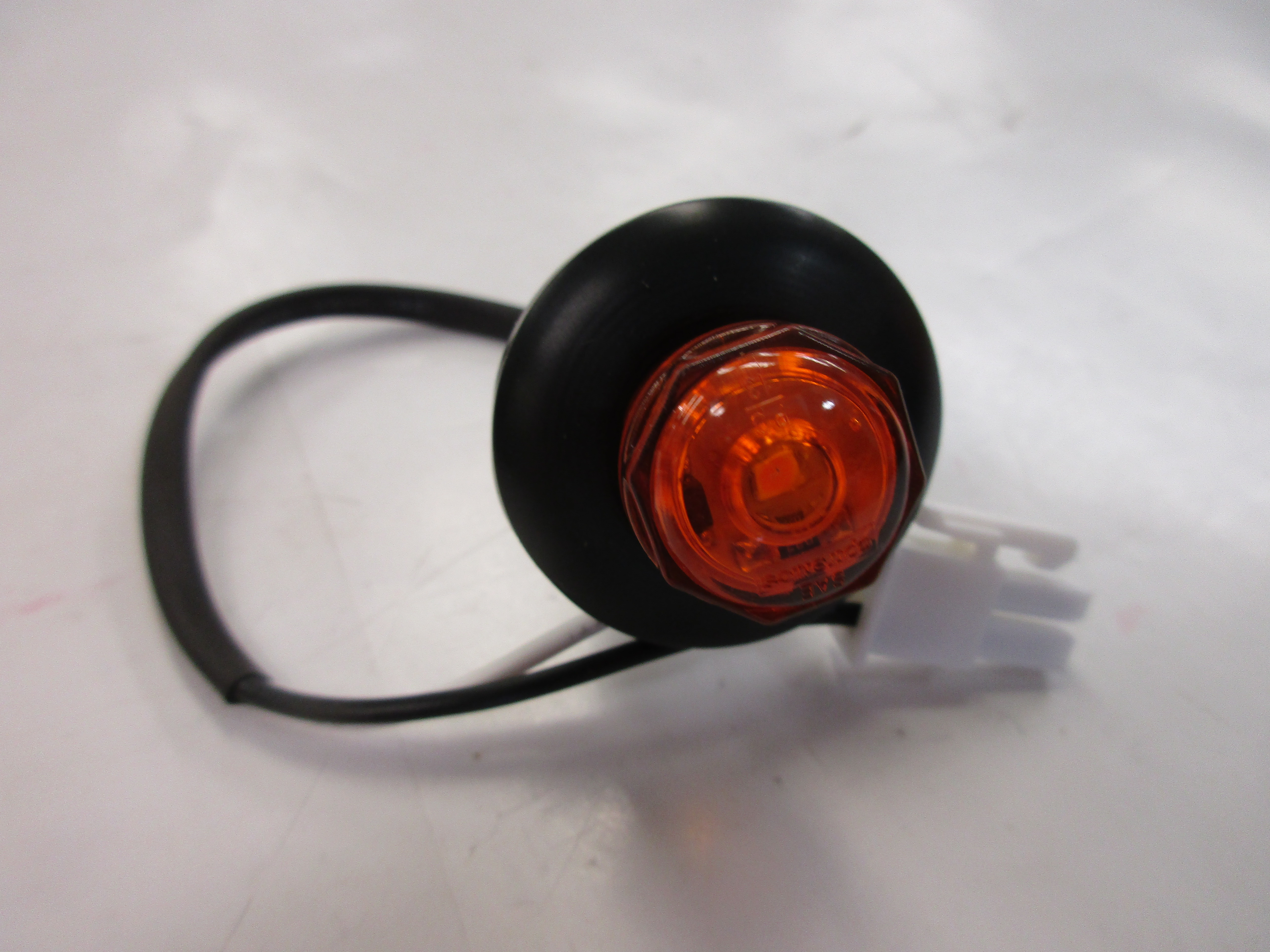 LIGHT LED AMBER CLR (ROUND)