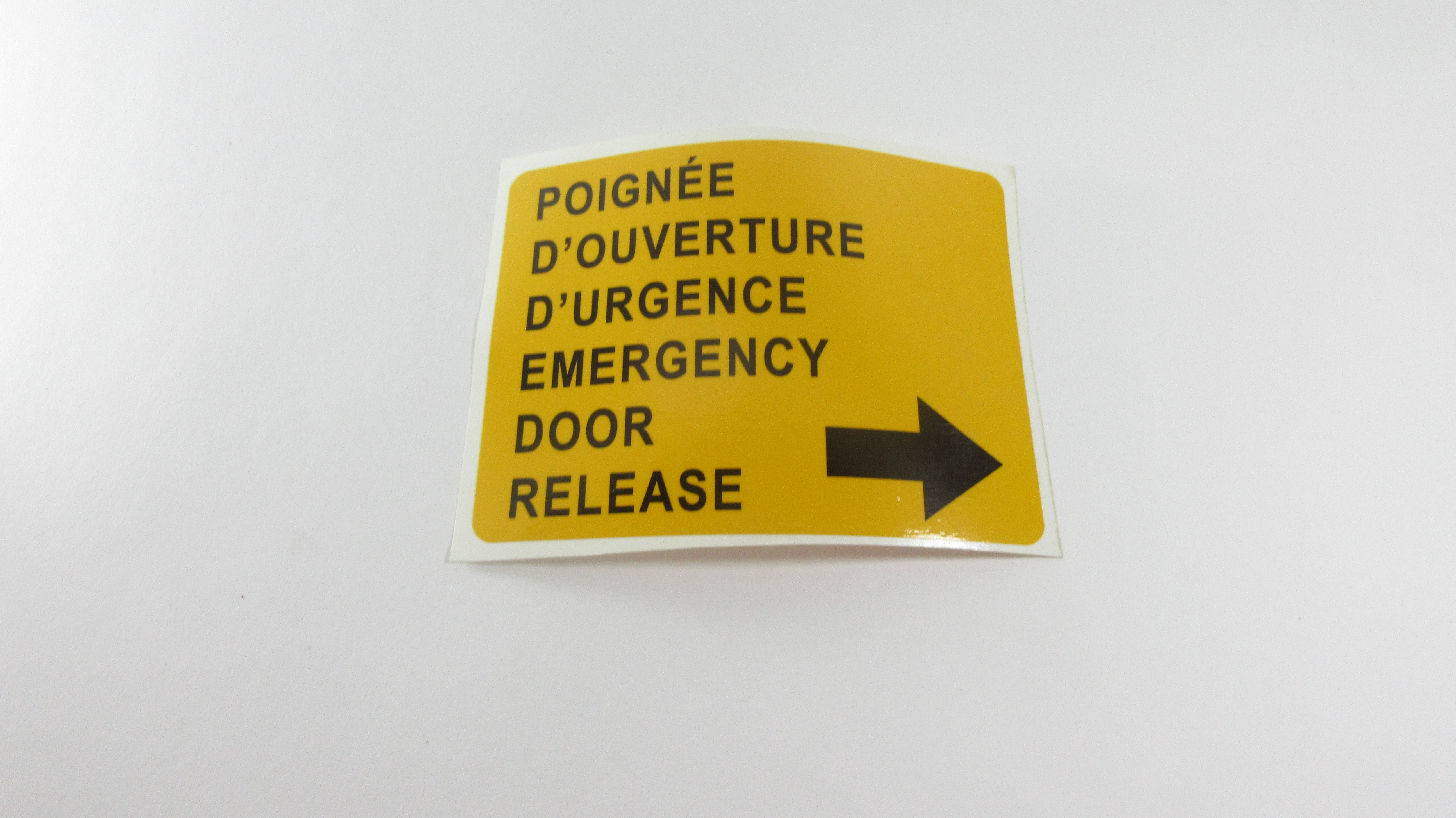 DECAL POIGNEE D<OUVERTURE JAUN
