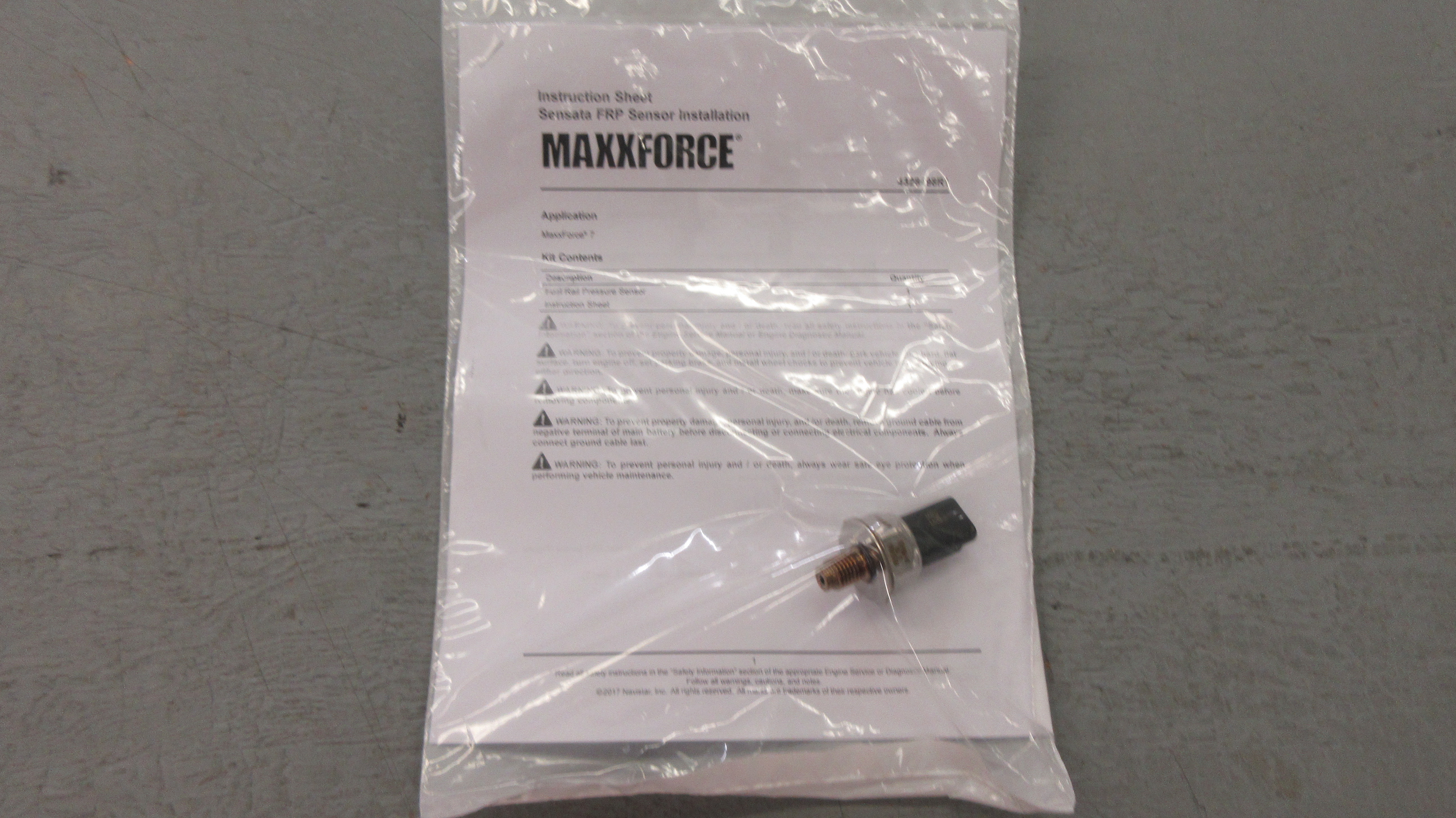 SENSOR ASSY PRESURE FUEL RAIL