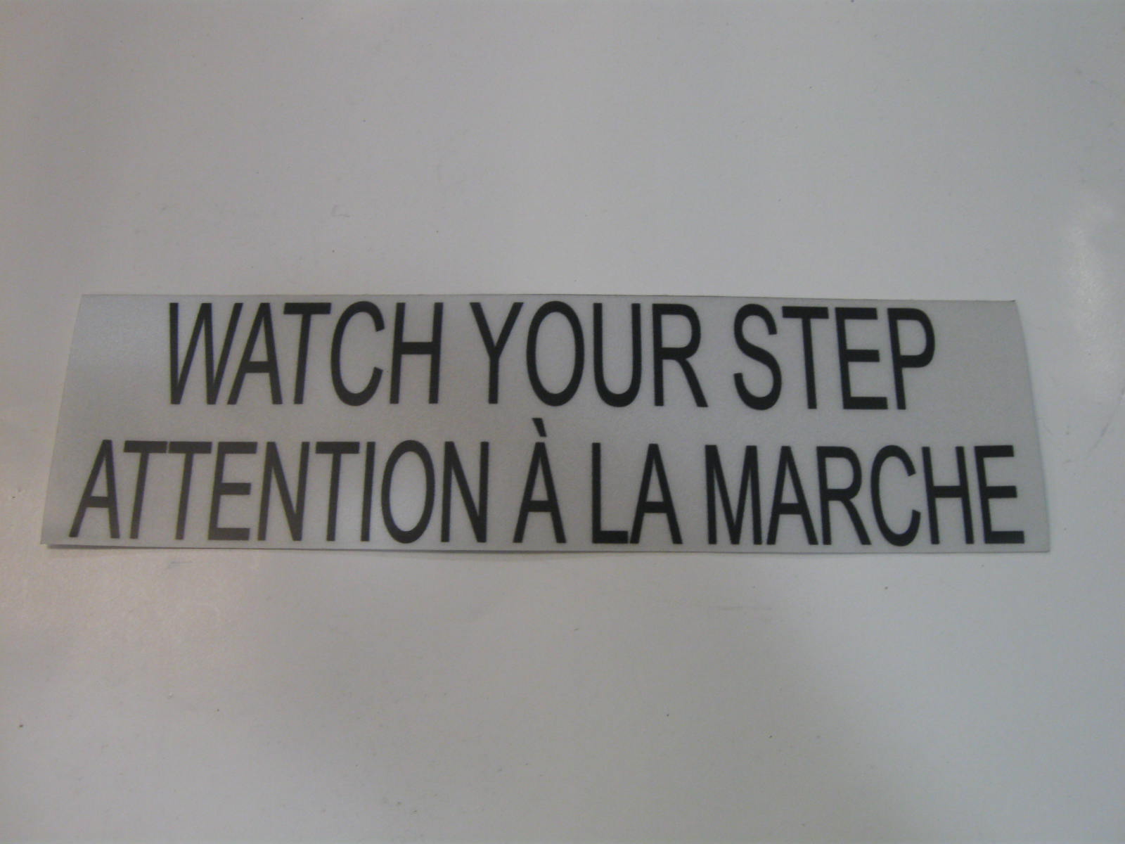 DECAL, WATCH YOUR STEP(HEADER)