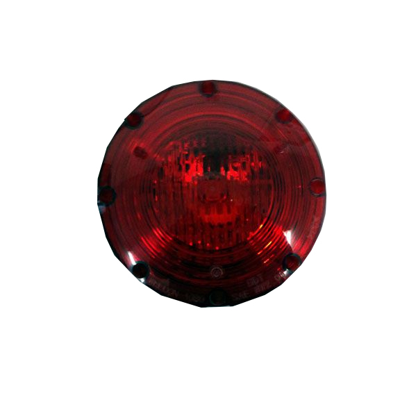 LENS,WARN,RED,7" HALOGEN,IC