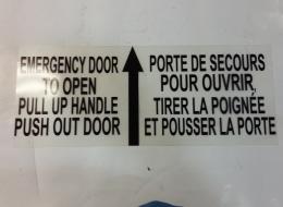 DECAL, R.E.D INSTRUCT INSIDE