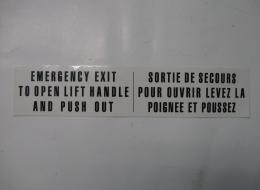 PRODUCT GRAPHICS, EMERGENCY EX