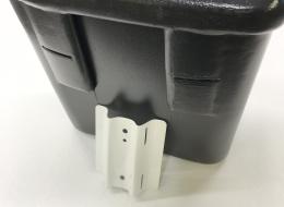 TRASH CAN, W/ WALL MOUNT