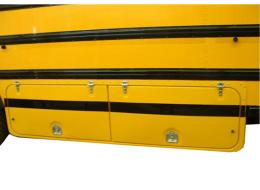 COMPART, LUGGAGE, 2 DR, YELLOW